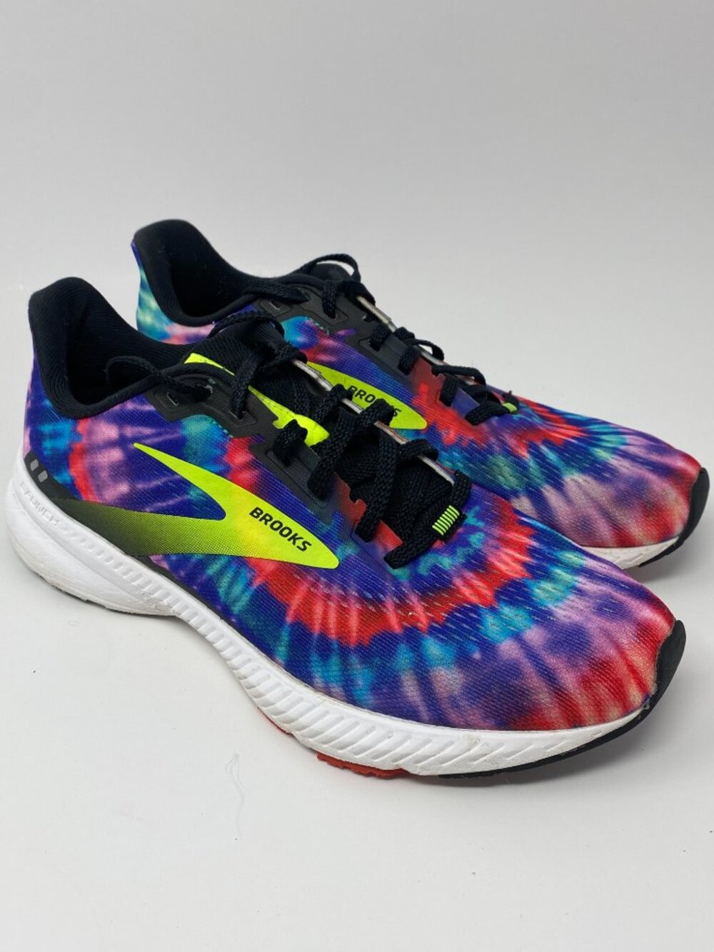 Brooks Launch 8 Running Shoes Womens Size 10 Medium (B) Tie Dye Sneakers